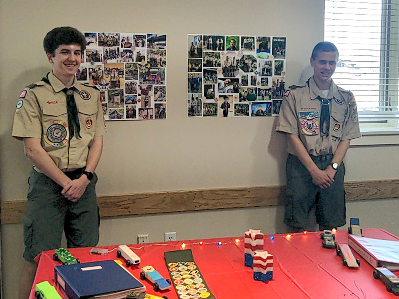 LucaBenEagle2 Ben Pentz & Luca Urbanic Eagle Court of Honor